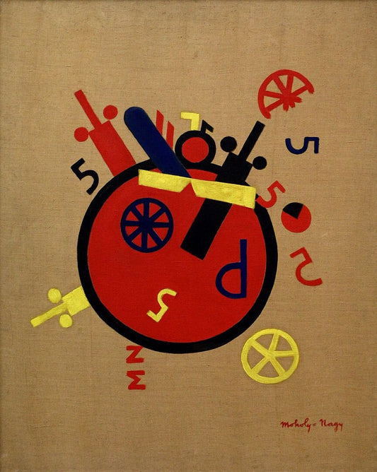 Laszlo Moholy-Nagy Great Machine of Emotion - Canvas Print