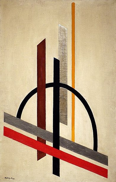 Laszlo Moholy-Nagy Architecture, Eccentric Construction - Canvas Print