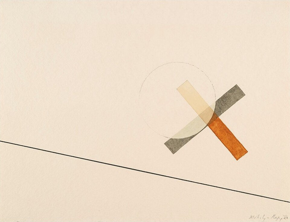 Laszlo Moholy-Nagy Untitled - Canvas Print