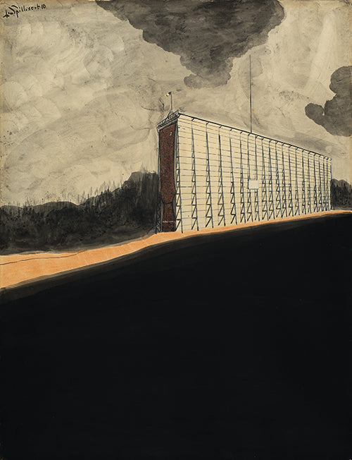 Leon Spilliaert The Pilot of the Airship - Canvas Print