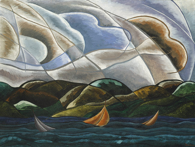 Arthur Dove Clouds and Water - Canvas Print