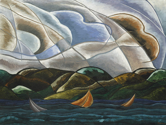 Arthur Dove Clouds and Water - Canvas Print