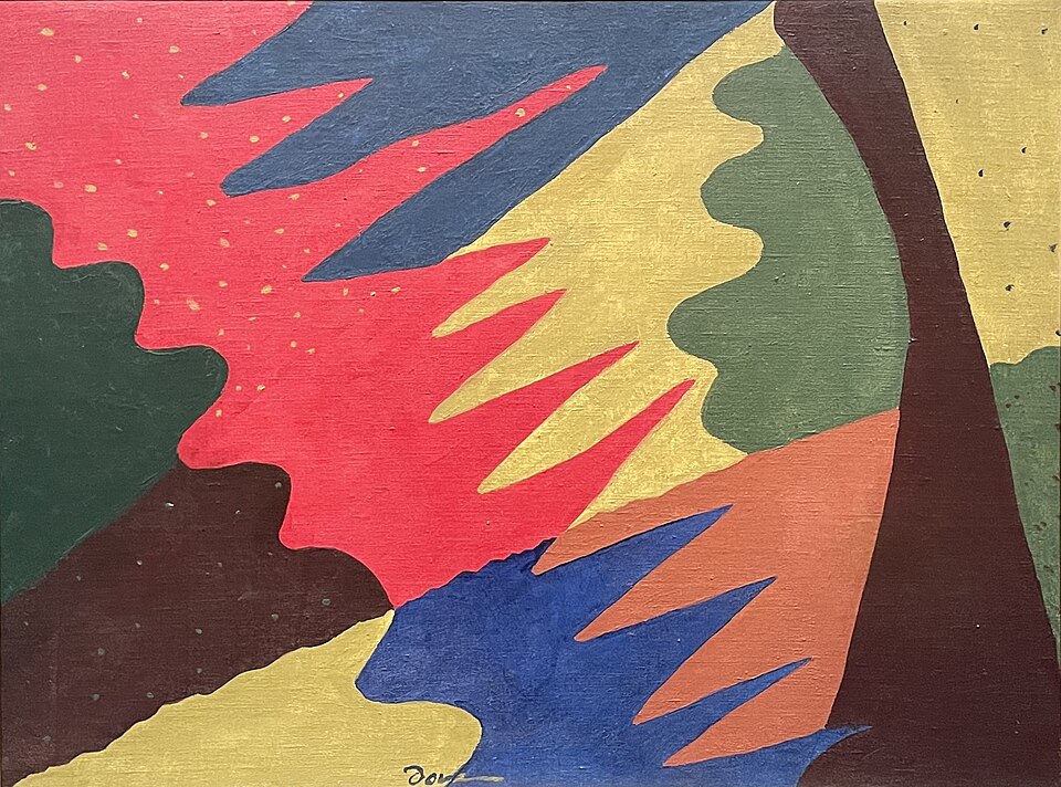 Arthur Dove Space Divided by Line Motive - Canvas Print