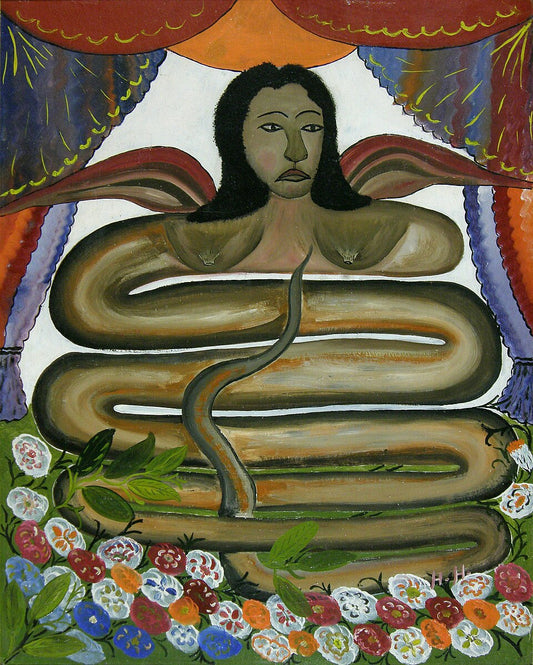Hector Hyppolite Damballah La Flambeau - Canvas Print