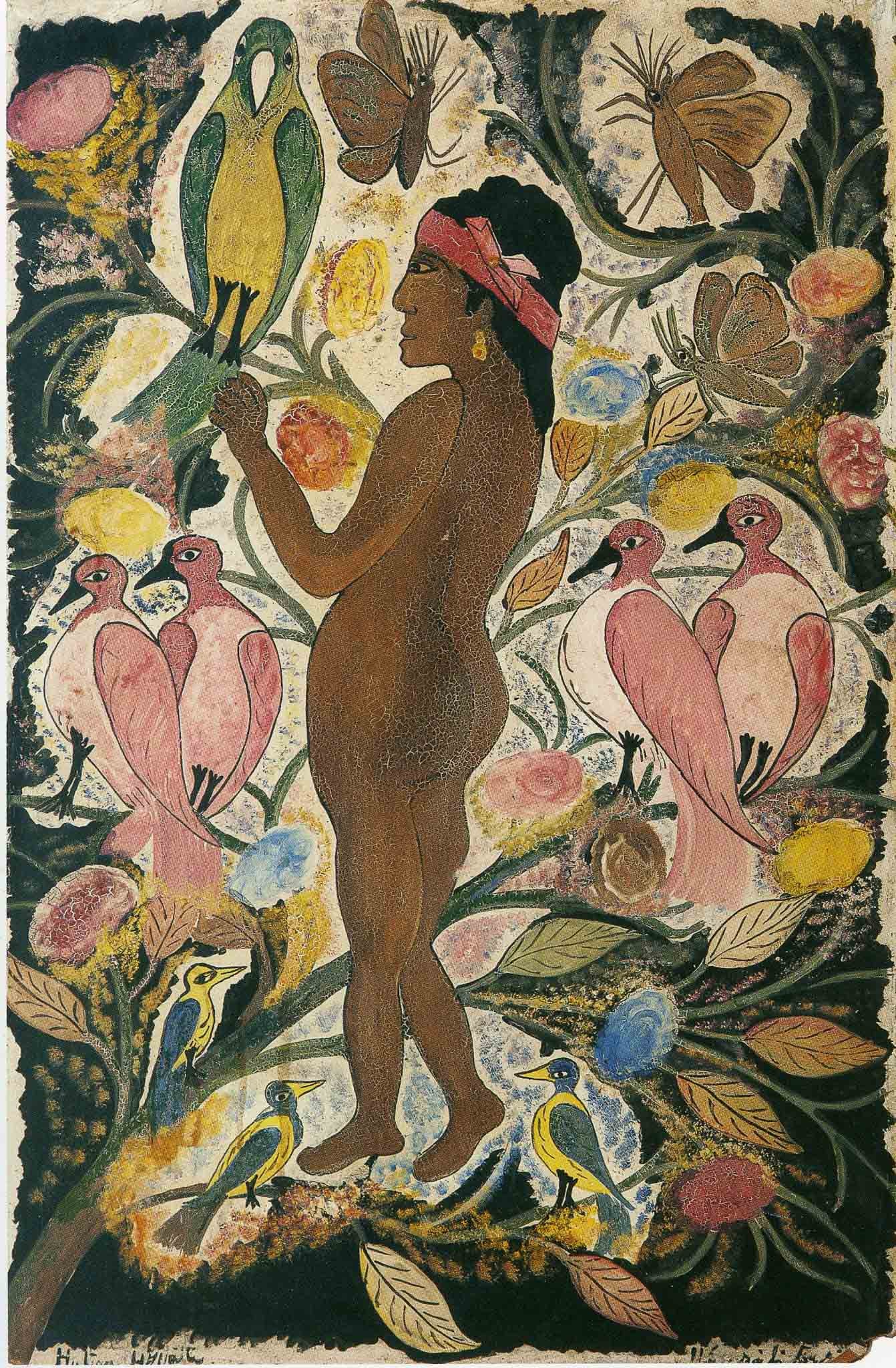 Hector Hyppolite Maitresse Erzulie - Canvas Print