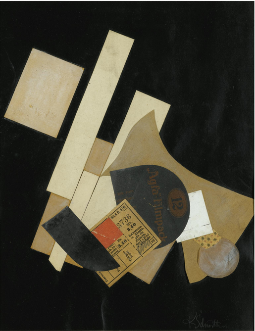 Kurt Schwitters Untitled - Canvas Print