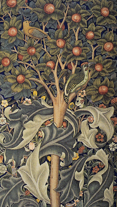 William Morris Woodpecker - Canvas Print