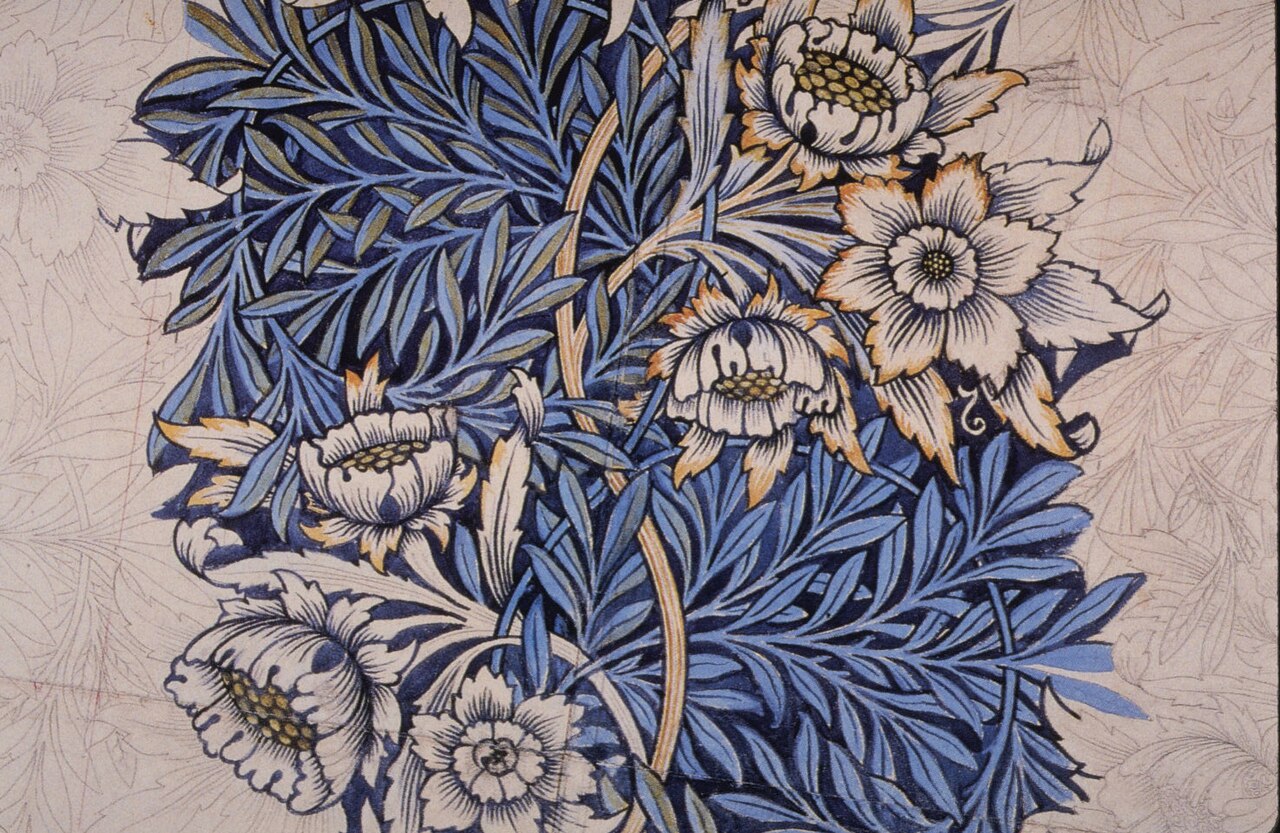 William Morris Tulip and Willow - Canvas Print