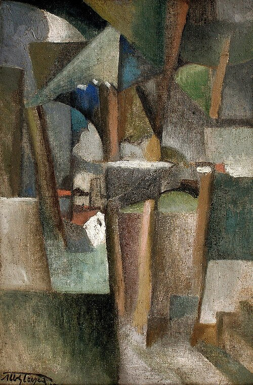 Albert Gleizes Les Arbres - Canvas Print
