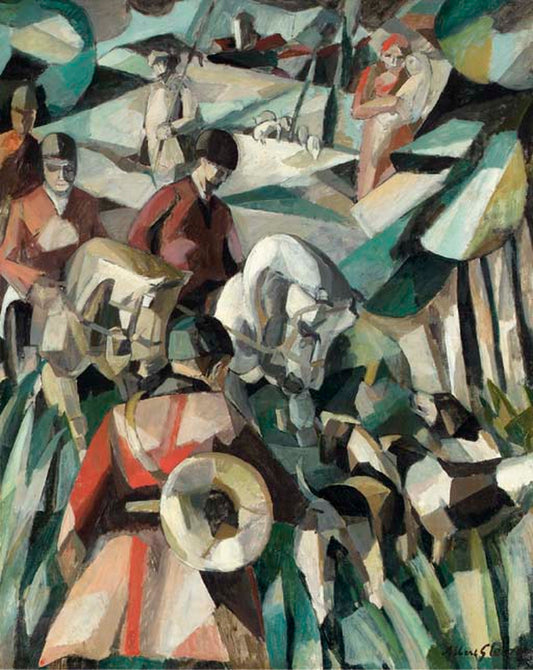 Albert Gleizes The Hunt - Canvas Print