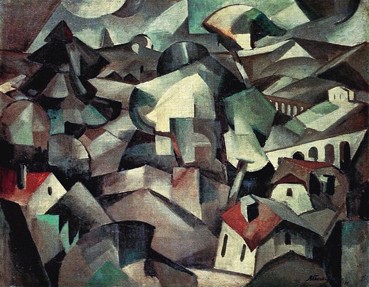 Albert Gleizes Paysage, Landscape - Canvas Print