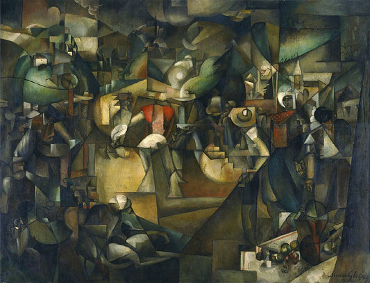 Albert Gleizes Harvest Threshing - Canvas Print