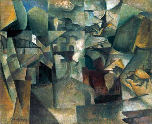 Albert Gleizes The Bridges of Paris, Passy - Canvas Print