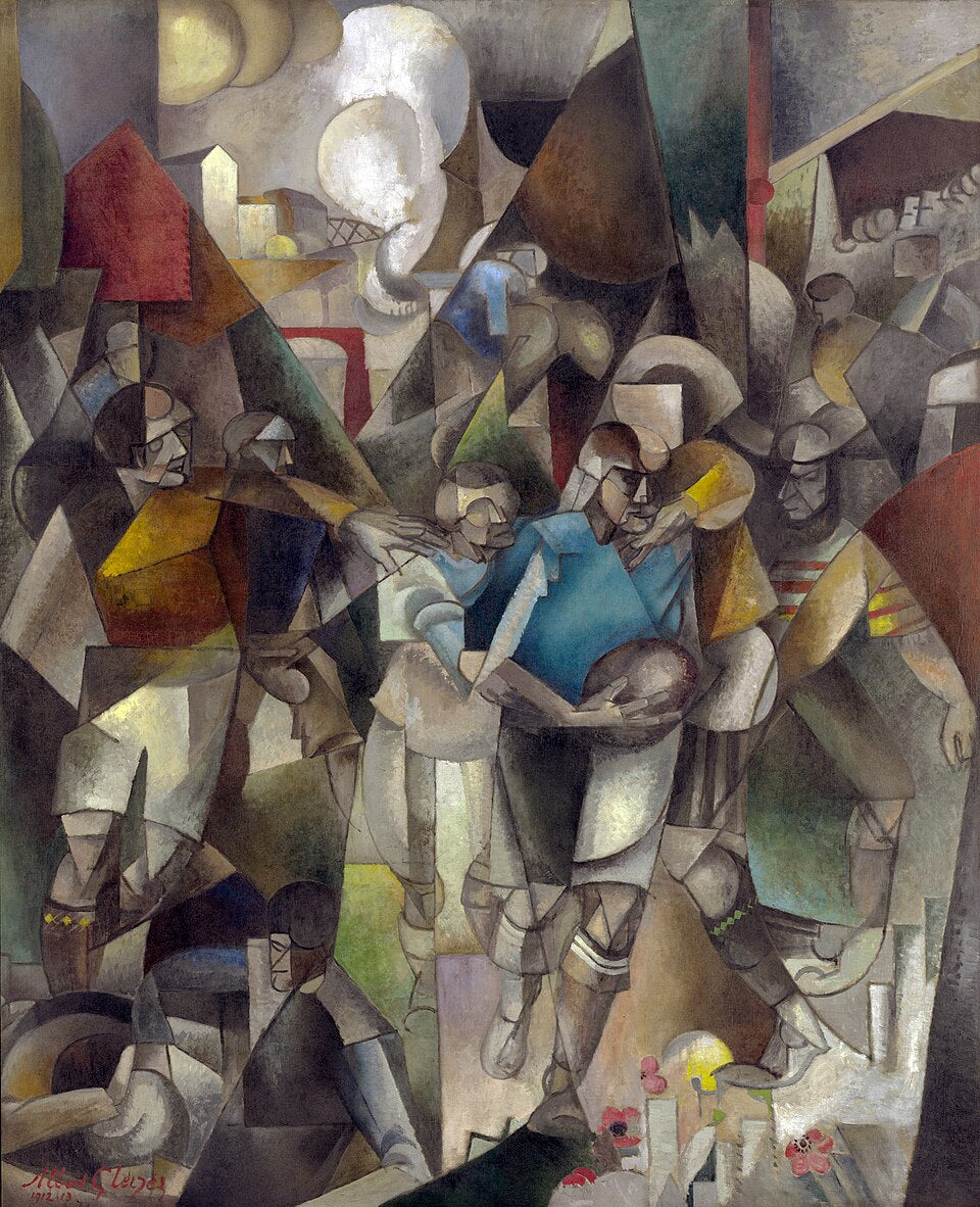 Albert Gleizes Les Joueurs de Football - Canvas Print