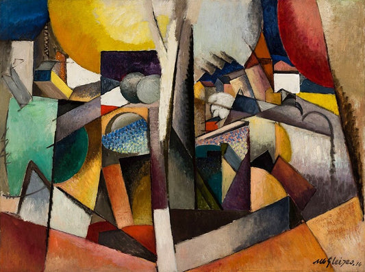Albert Gleizes Cubist Landscape - Canvas Print