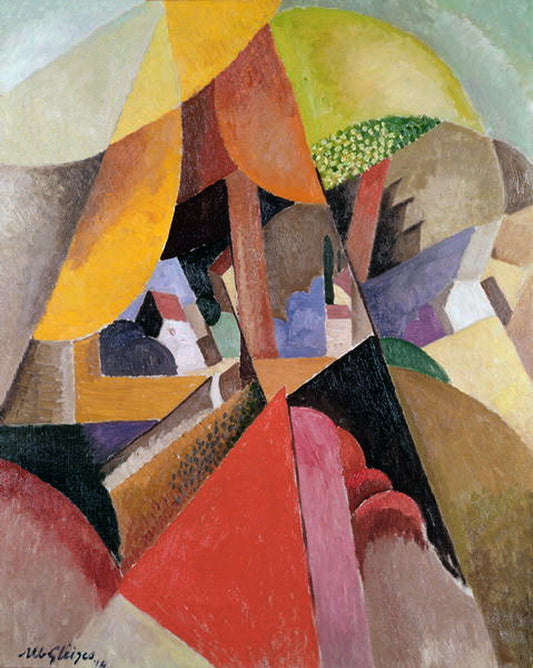 Albert Gleizes Landscape with Tree - Canvas Print