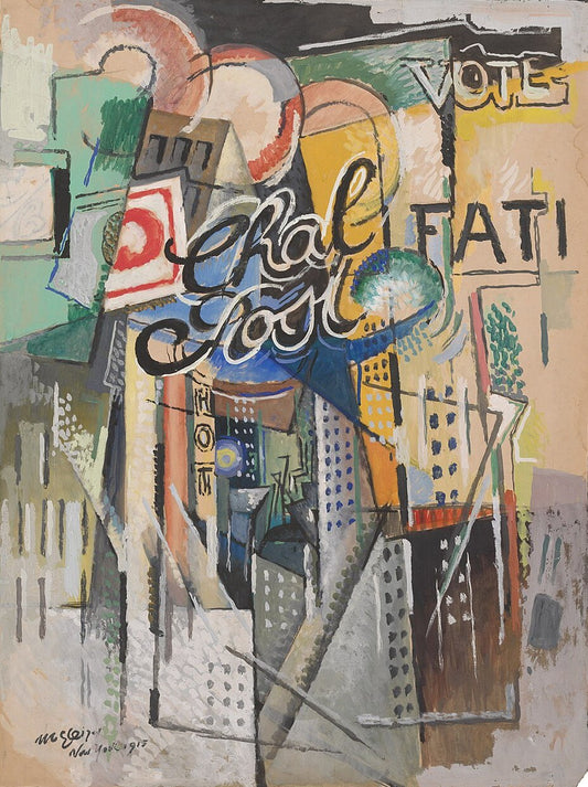 Albert Gleizes Chal Post - Canvas Print