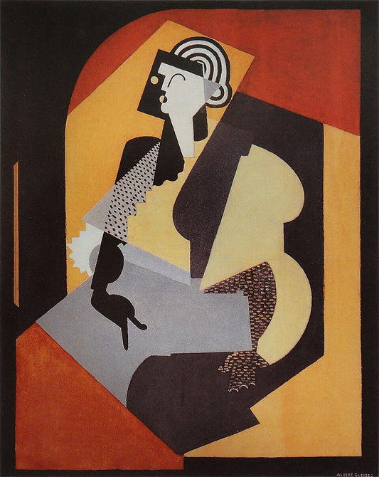 Albert Gleizes Woman with Black Glove - Canvas Print