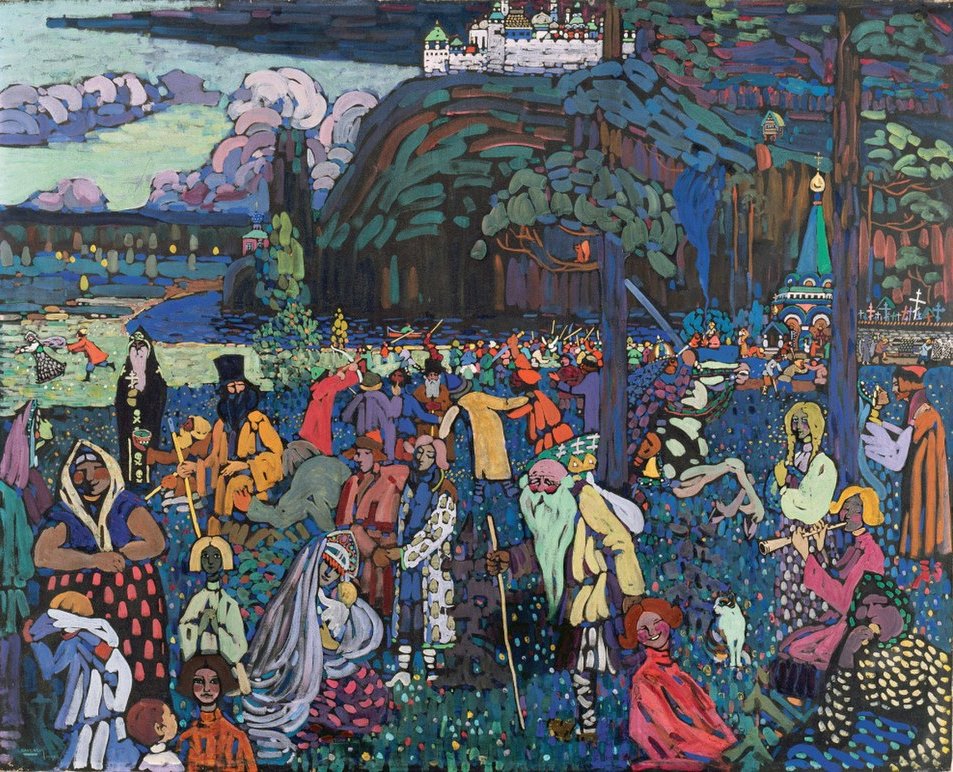 Wassily Kandinsky The Colourful Life - Canvas Print