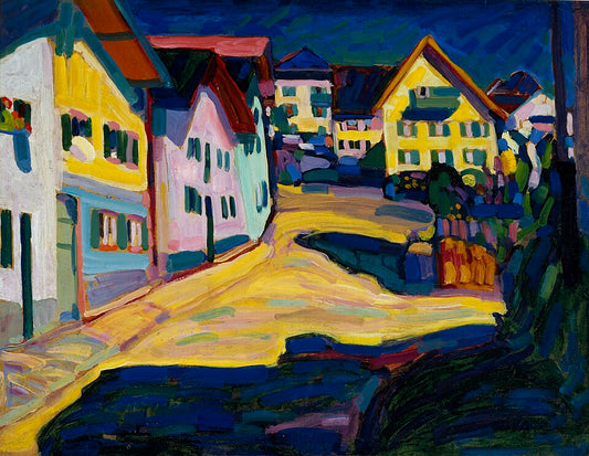 Wassily Kandinsky Murnau, Burggrabenstrasse 1 - Canvas Print