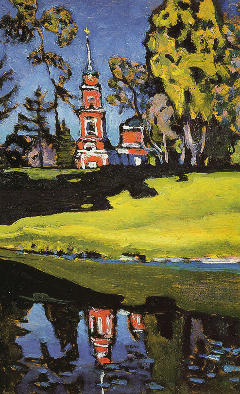 Wassily Kandinsky Red Church - Canvas Print