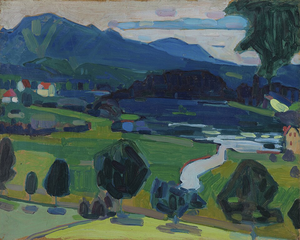 Wassily Kandinsky Murnau – View over the Staffelsee - Canvas Print