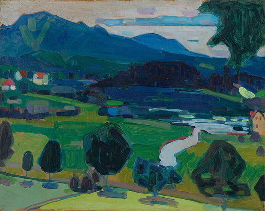 Wassily Kandinsky Murnau – View over the Staffelsee - Canvas Print
