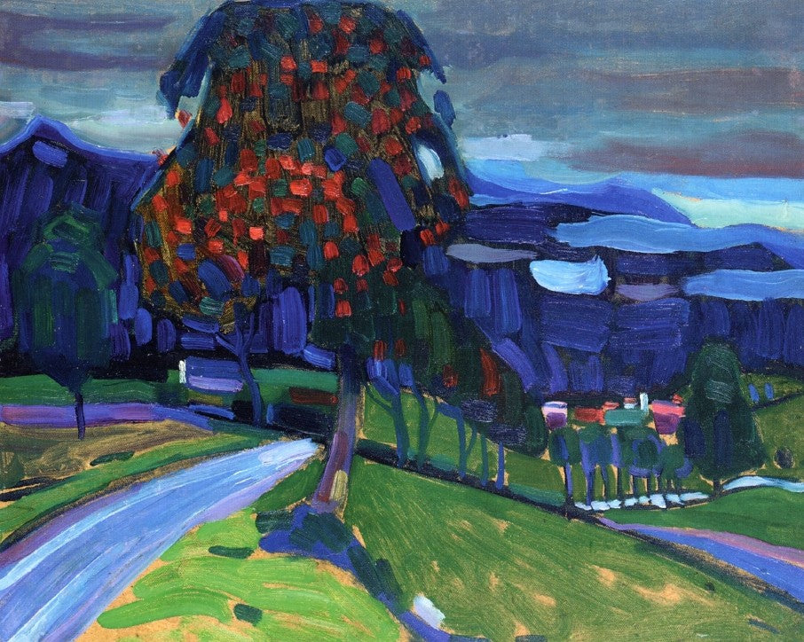 Wassily Kandinsky Autumn in Murnau - Canvas Print