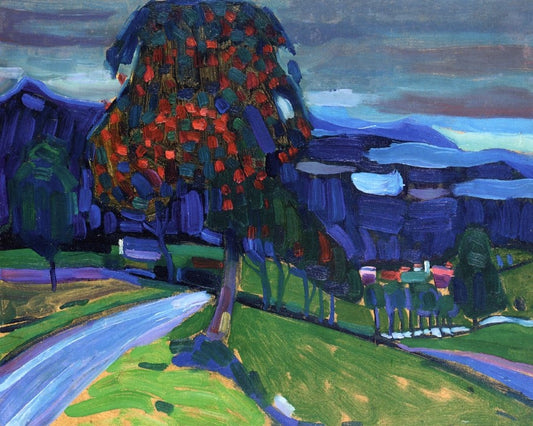 Wassily Kandinsky Autumn in Murnau - Canvas Print