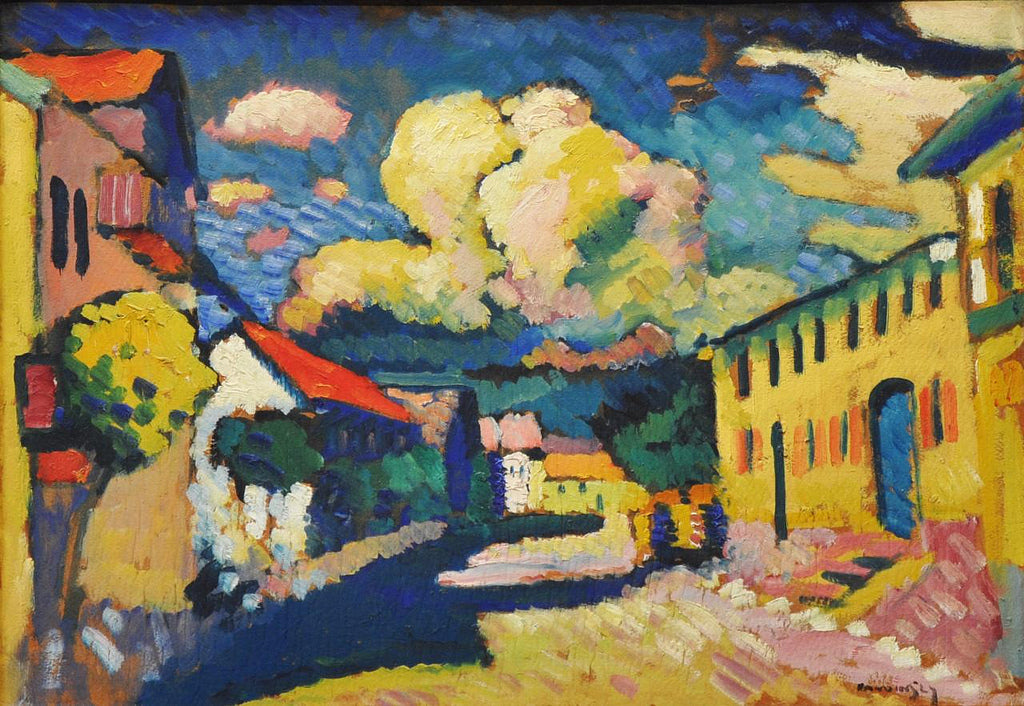 Wassily Kandinsky Murnau, Dorfstrasse - Canvas Print