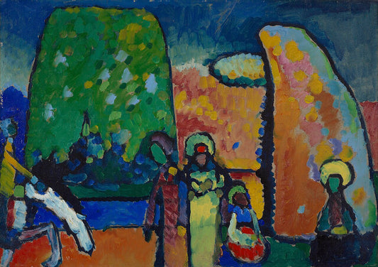 Wassily Kandinsky Study for Improvisation No. 2 - Funeral March - Canvas Print