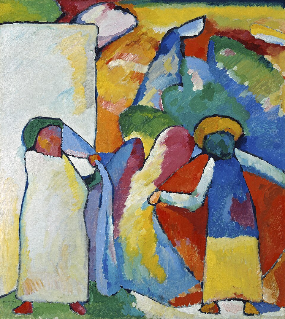 Wassily Kandinsky Improvisation 6 - African - Canvas Print