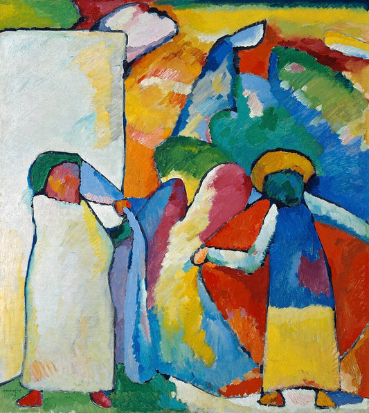 Wassily Kandinsky Improvisation 6 - African - Canvas Print