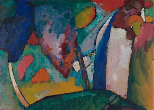 Wassily Kandinsky The Waterfall - Canvas Print