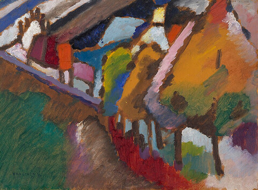 Wassily Kandinsky Murnau – Castle and Church - Canvas Print