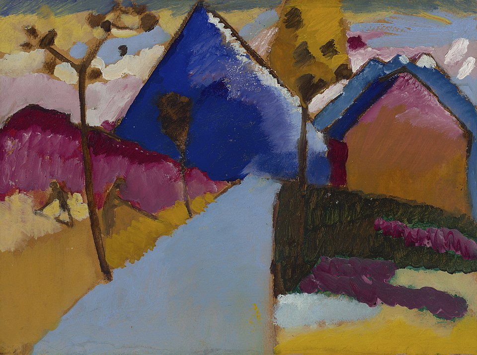 Wassily Kandinsky Kochel – Straight Street - Canvas Print
