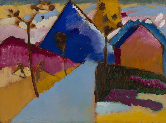 Wassily Kandinsky Kochel – Straight Street - Canvas Print