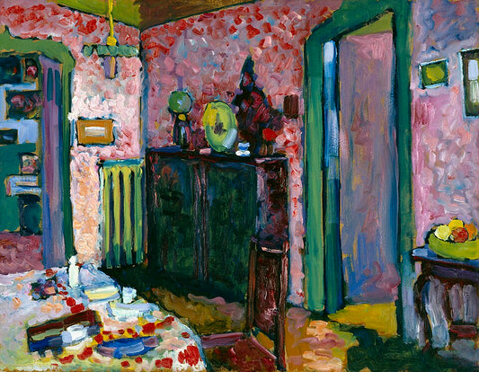 Wassily Kandinsky Interior - My Dining Room - Canvas Print