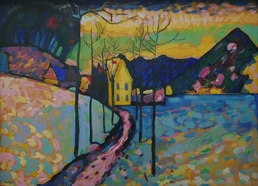 Wassily Kandinsky Winter Landscape - Canvas Print