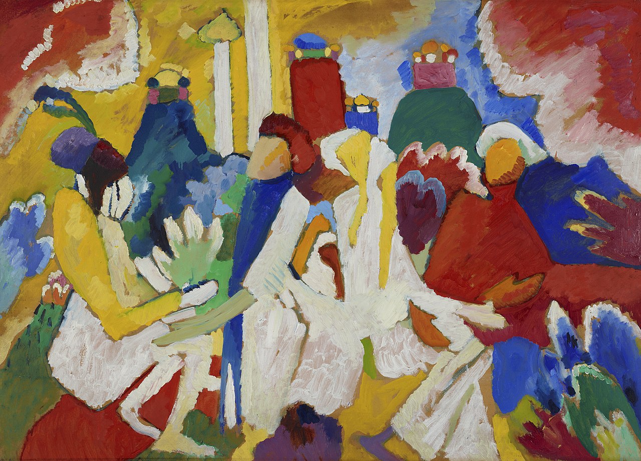 Wassily Kandinsky Oriental - Canvas Print