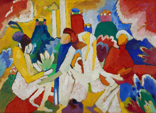 Wassily Kandinsky Oriental - Canvas Print