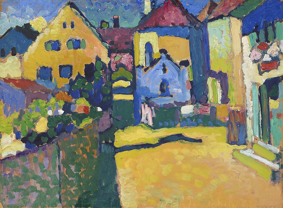 Wassily Kandinsky Green Lane in Murnau - Canvas Print