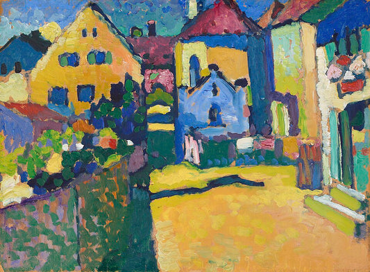 Wassily Kandinsky Green Lane in Murnau - Canvas Print