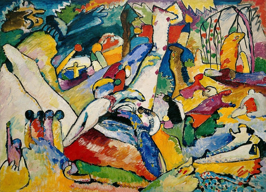 Wassily Kandinsky Sketch for "Composition II" - Canvas Print