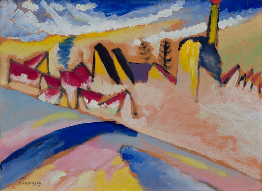 Wassily Kandinsky Study for "Winter No.2" - Canvas Print