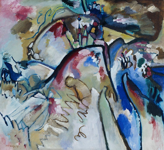 Wassily Kandinsky Improvisation 21a - Canvas Print