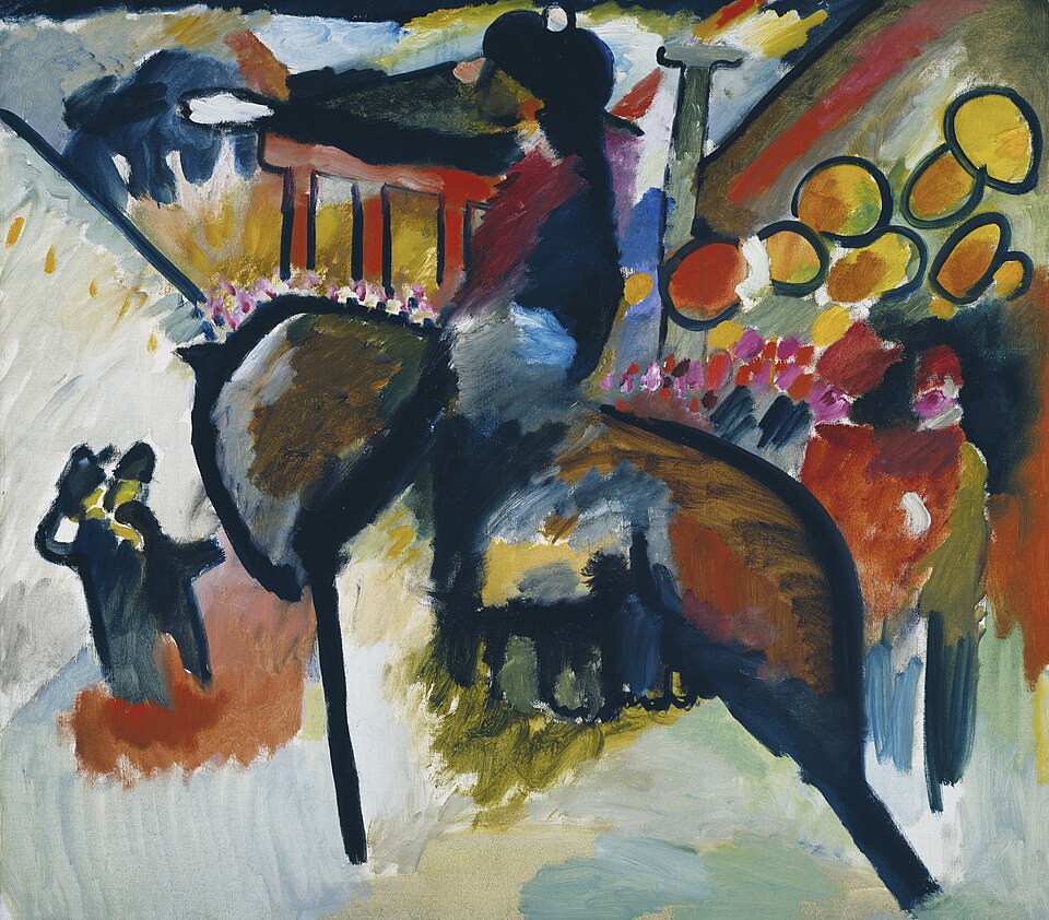 Wassily Kandinsky Impression IV - Gendarme - Canvas Print
