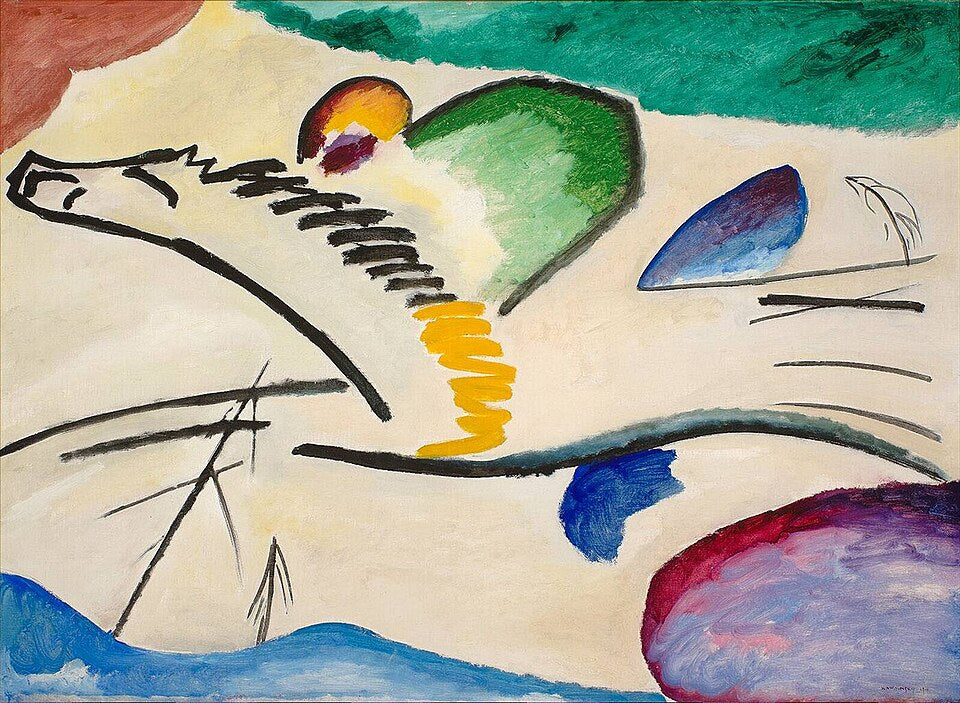 Wassily Kandinsky The Lyrical - Canvas Print