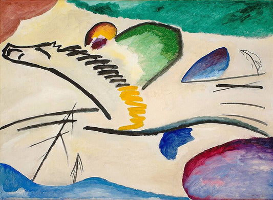 Wassily Kandinsky The Lyrical - Canvas Print