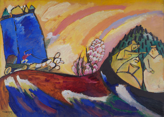 Wassily Kandinsky Painting with Troika - Canvas Print